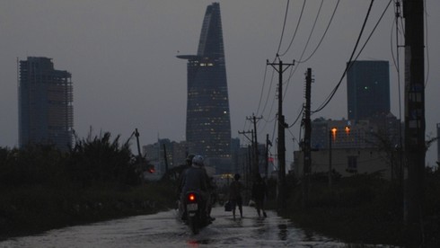 Triều cường khiến Sài Gòn