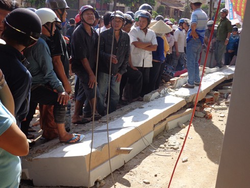 Đắk Lắk: Tấm bê tông đổ sập, khiến một người tử vong - ảnh 1