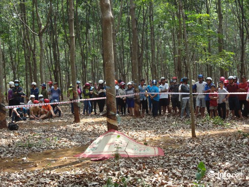 Đắk Lắk: Phát hiện xác chết nữ trong lô cao su - ảnh 1