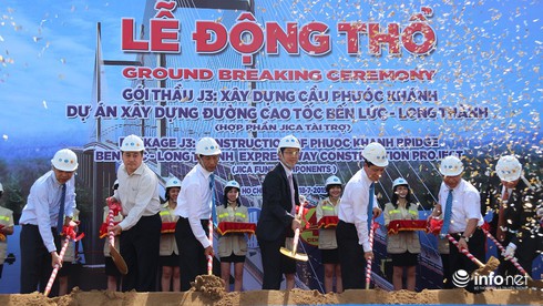 Khởi công xây dựng cầu dây văng Phước Khánh cao nhất nước - ảnh 1