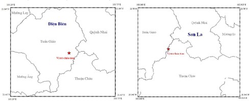 Tây Bắc xảy ra hai trận động đất liên tiếp - ảnh 1