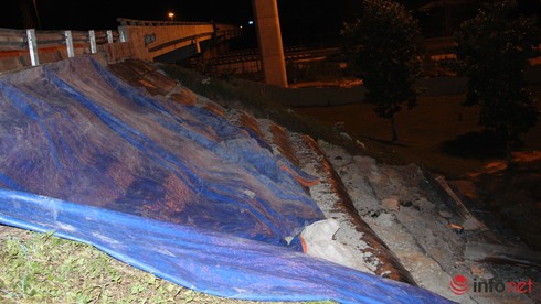 TP.HCM: Khu vực sạt lở tại cầu vượt Trạm 2 đã được khắc phục - ảnh 1