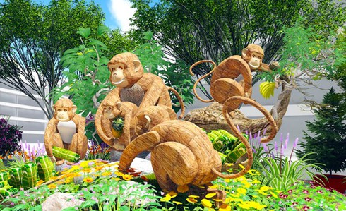 Đường hoa Nguyễn Huệ thi công sớm hơn dự kiến 5 ngày - ảnh 1