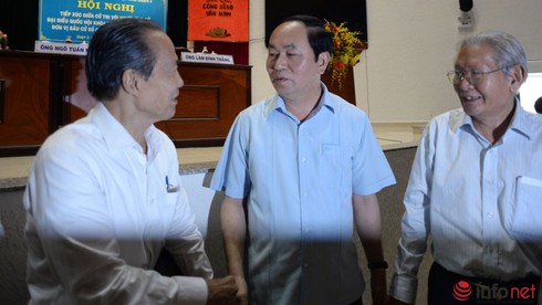 Chủ tịch nước Trần Đại Quang: Sẽ làm hết sức dù trúng cử ĐBQH hay không - ảnh 1