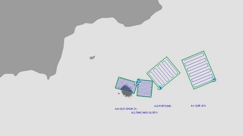 Chìm tàu tại biển Bình Thuận, 9 thuyền viên được cứu, 2 người mất tích - ảnh 2