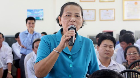 Ông Đinh La Thăng tiếp xúc cử tri: Nóng vấn đề ô nhiễm môi trường, nước sạch - ảnh 1