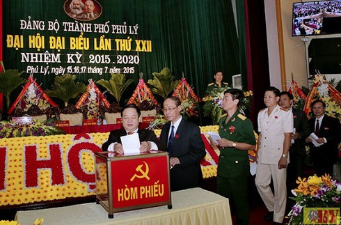 Hà Nam: Đại hội Đại biểu Đảng bộ thành phố Phủ Lý nhiệm kỳ 2015 - 2020 - ảnh 2