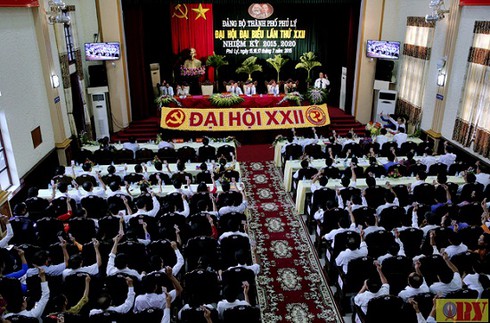 Hà Nam: Đại hội Đại biểu Đảng bộ thành phố Phủ Lý nhiệm kỳ 2015 - 2020 - ảnh 1