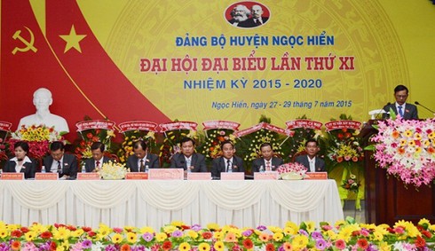 Cà Mau: Đại hội đại biểu Đảng bộ huyện cực nam của Tổ quốc. - ảnh 1