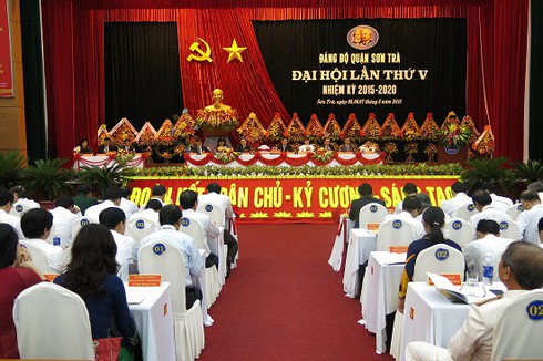 Đà Nẵng: Khai mạc Đại hội đại biểu Đảng bộ quận Sơn Trà, lần thứ V - ảnh 1