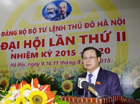 Khai mạc Đại hội Đảng bộ Bộ Tư lệnh Thủ Đô Hà Nội - ảnh 1