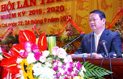 Đại hội Đảng bộ tỉnh Lào Cai lần thứ XV thành công tốt đẹp - ảnh 1