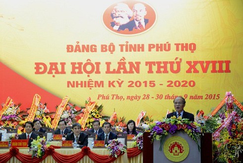 Khai mạc Đại hội đại biểu Đảng bộ tỉnh Phú Thọ lần thứ XVIII - ảnh 2