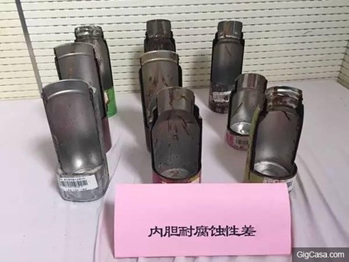Bình giữ nhiệt Trung Quốc chứa sợi amiang cực kỳ độc hại - ảnh 2