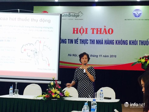 Mô hình nhà hàng không khói thuốc phòng hút thuốc lá thụ động - ảnh 2