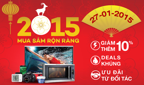 Lazada giảm giá đến 50% chỉ trong ngày 27.01.2015 - ảnh 2
