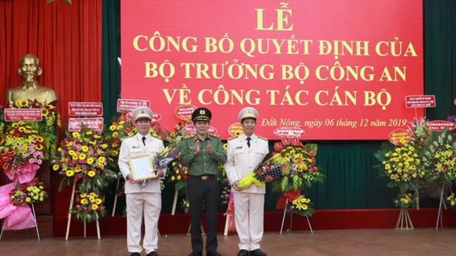 Bộ Công an điều động, bổ nhiệm giám đốc công an tỉnh Đắk Lắk và Đắk Nông