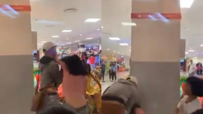 Nam thanh niên đánh bạn gái giữa trung tâm thương mại nhưng không ai can ngăn