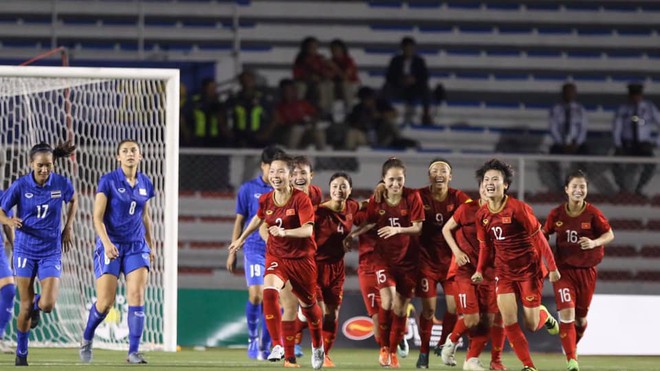 Sau SEA Games 30, tuyển nữ Việt Nam vươn lên vị trí thứ 32 thế giới