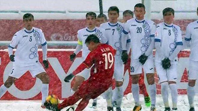Quang Hải được AFC vinh danh  với siêu phẩm “cầu vồng tuyết”