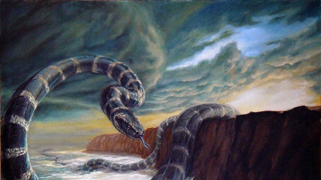 Truyền thuyết ám ảnh về loài \'rắn biển khổng lồ\' - Rắn biển: Khám phá bí mật của loài rắn biển khổng lồ trong truyền thuyết, và hiểu rõ hơn về loài vật đầy quyến rũ này. Đừng bỏ qua cơ hội để chiêm ngưỡng hình ảnh đáng sợ và ấn tượng về chúng!
