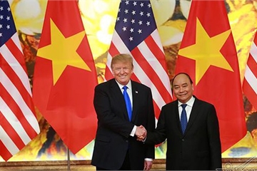 Thủ tướng Nguyễn Xuân Phúc hội kiến Tổng thống Donald Trump