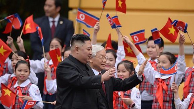 Hình ảnh Lễ đón chính thức Chủ tịch Kim Jong-un