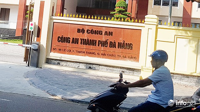 Website giả mạo lấy địa chỉ liên hệ là trụ sở Công an Đà Nẵng