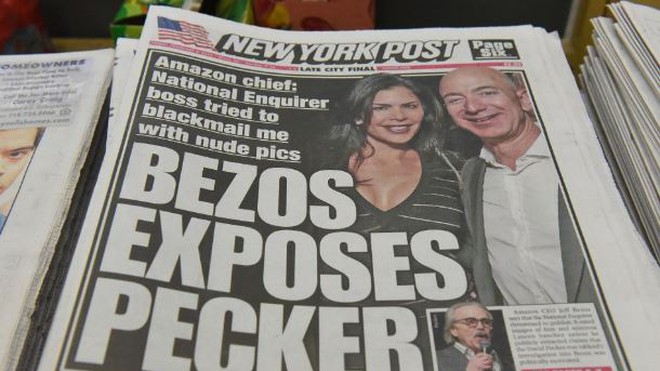 Bị dọa tung ảnh nóng lên mặt báo, tỷ phú công nghệ Jeff Bezos phản ứng thế nào?