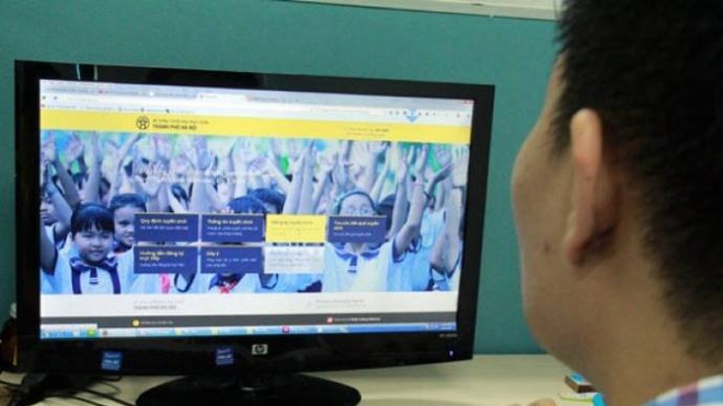 Năm học 2019-2020, Hà Nội tiếp tục tuyển sinh trực tuyến vào mầm non, lớp 1, lớp 6