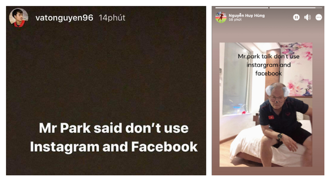 HLV Park Hang Seo đột ngột cấm tuyển thủ Việt Nam dùng Facebook, Instagram