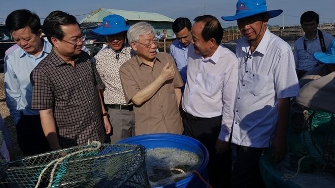 Tổng Bí thư, Chủ tịch nước Nguyễn Phú Trọng thăm, làm việc tại Kiên Giang