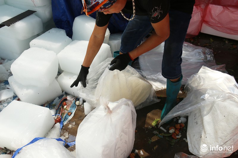 Tận mắt quy trình ướp đá vải thiều Lục Ngạn - ảnh 2