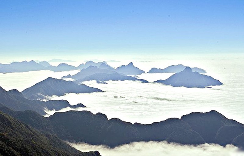 Hùng vĩ mây núi Phan Xi Păng - ảnh 9