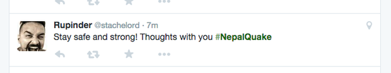 Người dùng mạng xã hội cầu nguyện cho nạn nhân động đất Nepal - ảnh 4