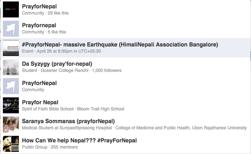 Người dùng mạng xã hội cầu nguyện cho nạn nhân động đất Nepal - ảnh 1