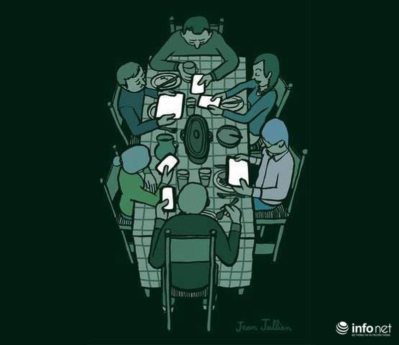 Chùm tranh châm biếm đáng suy nghĩ về cuộc sống và chiếc smartphone - ảnh 15