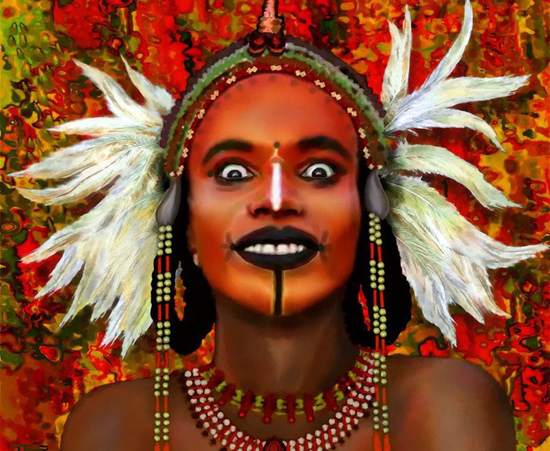 Bộ tộc kỳ lạ và cuộc thi trợn mắt để thành người đẹp trai nhất - ảnh 11