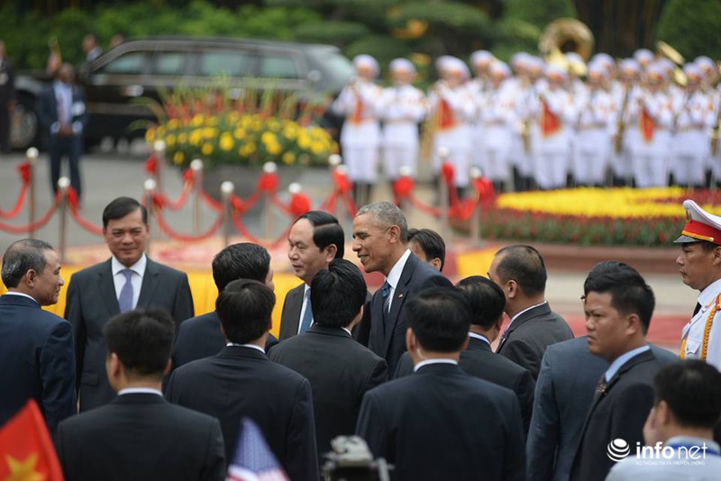 Lễ đón Tổng thống Hoa Kỳ Barack Obama thăm chính thức Việt Nam - ảnh 1