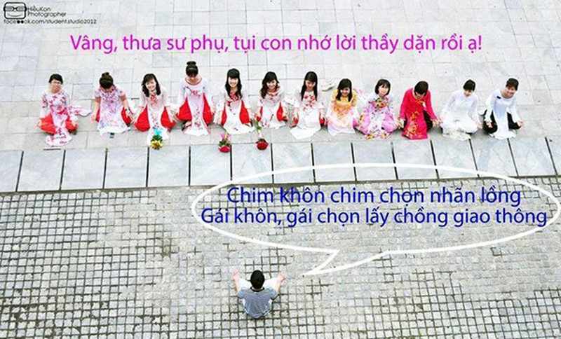 Những bức ảnh kỷ yếu ngộ nghĩnh của sinh viên trường ĐH Giao thông Vận tải - ảnh 5