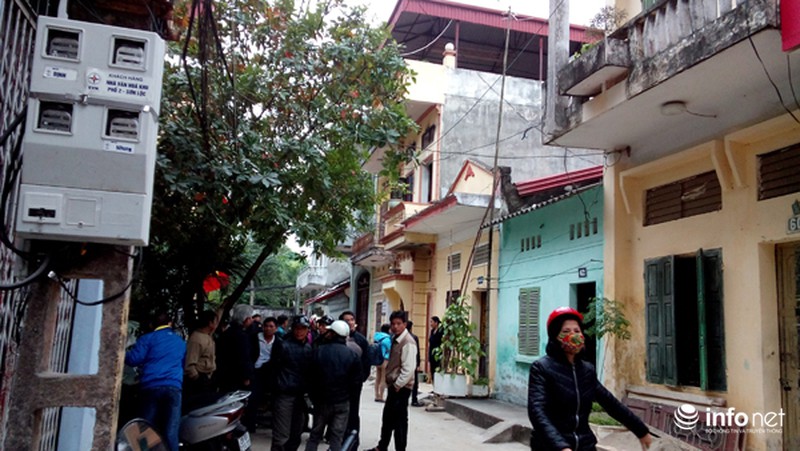 Hiện trường vụ vợ chồng bán vé số chết thảm trong nhà ở Hà Nội - ảnh 6