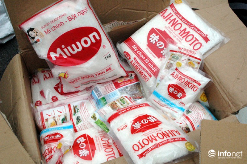 Cận cảnh kho mì chính, bột giặt Trung Quốc