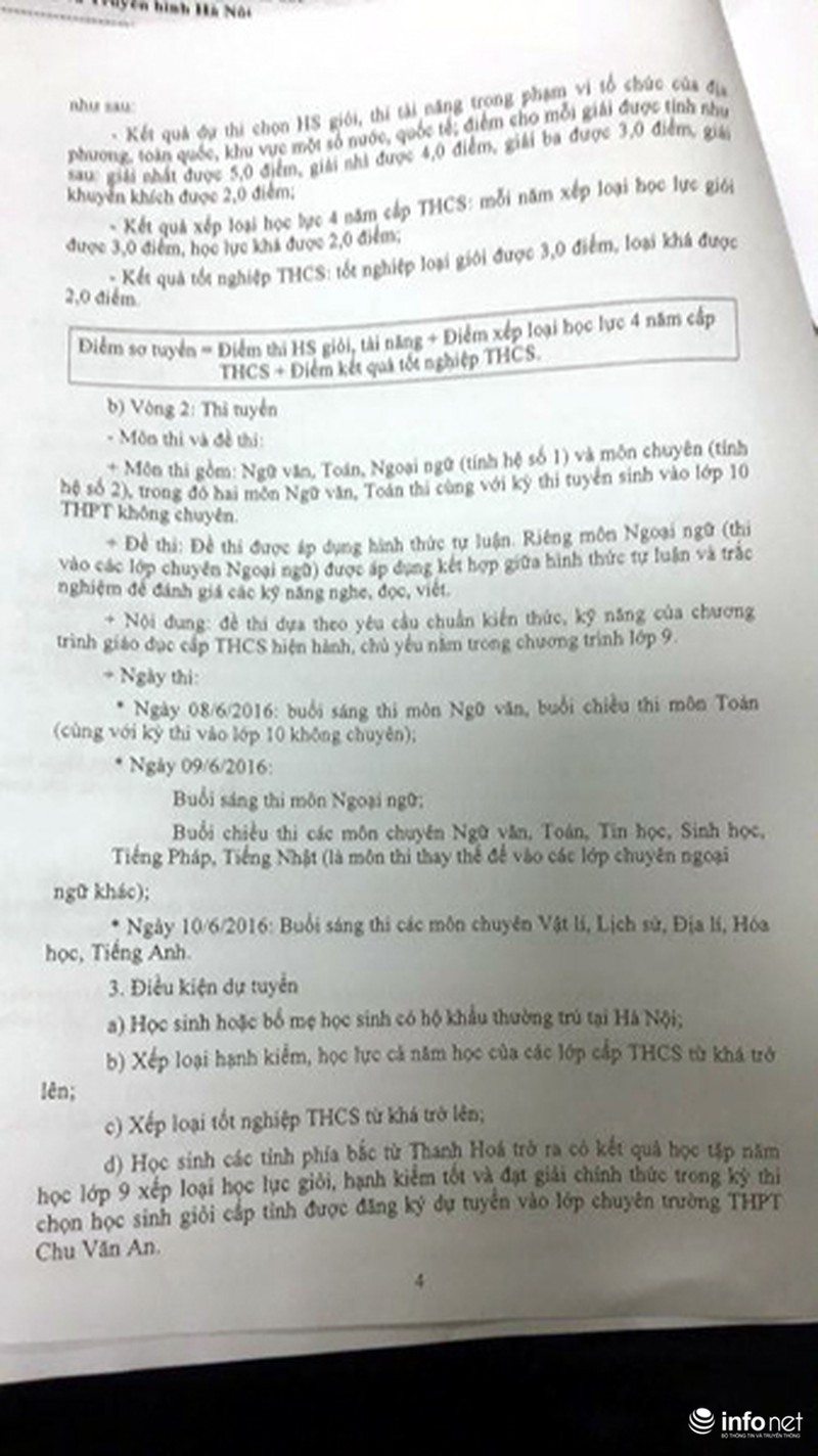 Hà Nội: Chính thức công bố hình thức tuyển sinh đầu cấp năm học 2016-2017 - ảnh 5