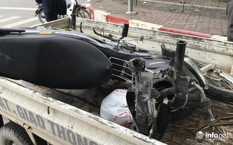 Văng từ cầu Thanh Trì xuống đất, một người đàn ông tử vong - ảnh 2