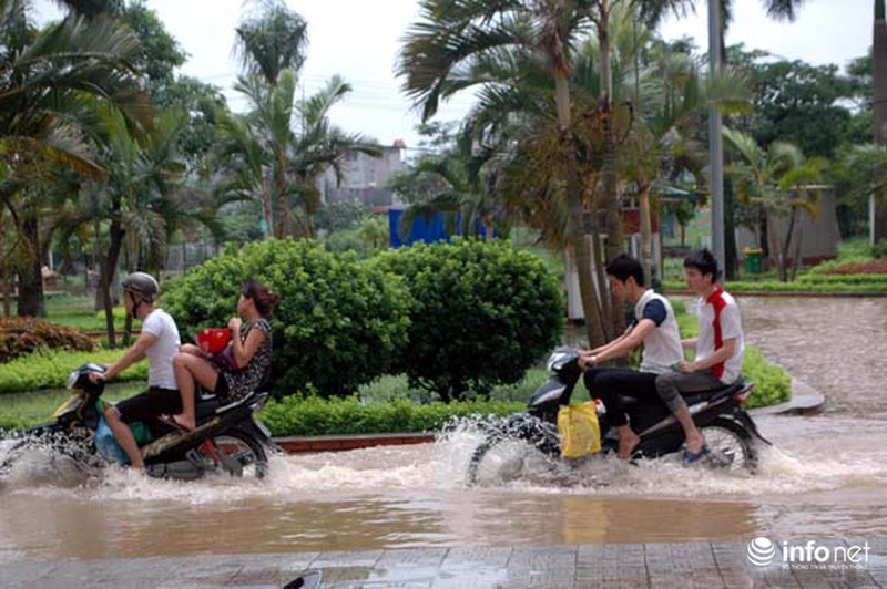 Dân chung cư khốn khổ sau cơn mưa lớn - ảnh 10