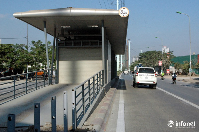 Mục sở thị tuyến buýt nhanh Hà Nội sắp vận hành - ảnh 1