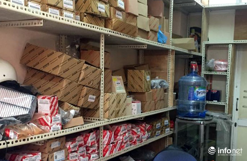 Phát hiện “kho” phụ tùng ô tô Honda giả tại Hà Nội - ảnh 1