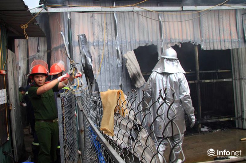 Hà Nội: Cháy lớn tại một khu lán công nhân - ảnh 7