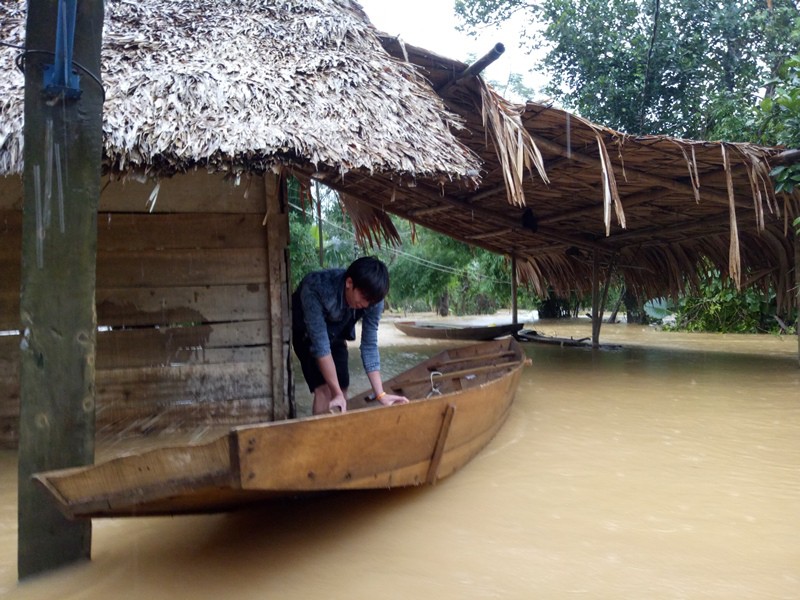 Hà Tĩnh: Lũ chồng lũ, hơn 2.500 hộ dân bị ngập nặng - ảnh 8