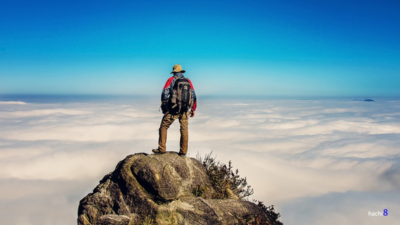 'Đại dương mây' trên đỉnh núi Muối - ảnh 5